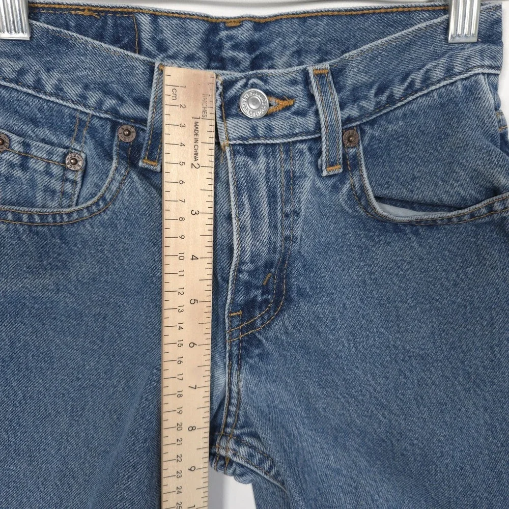 LEVI'S 550 Kids Unisex 8 Relaxed Fit Tapered Blue 100% Cotton VINTAGE 4577A